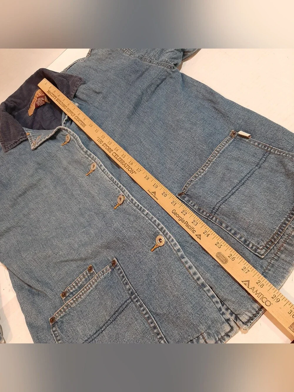🔥Vtg Limited Jeans Kids Size 14 Denim Barn Chore Jacket Unisex